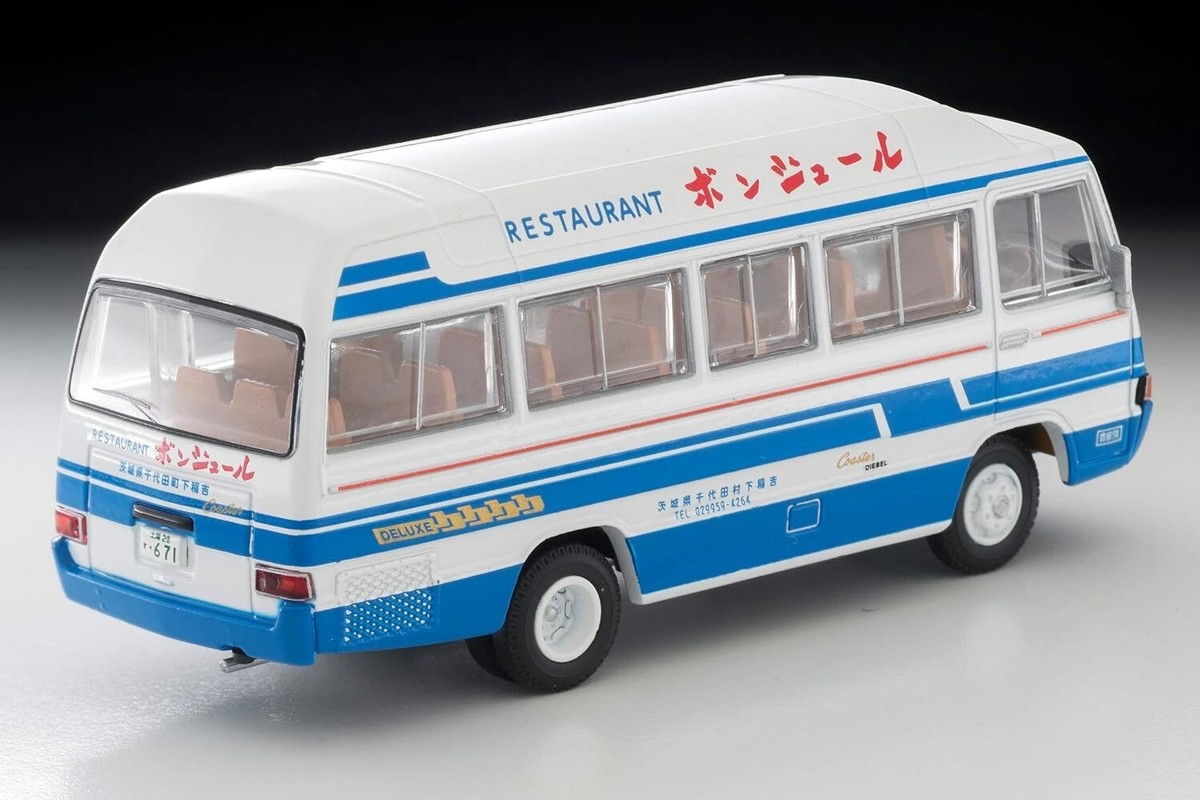 トモモ Tomica Limited Vintage 1/64 LV-184a Toyota Coaster High Roof