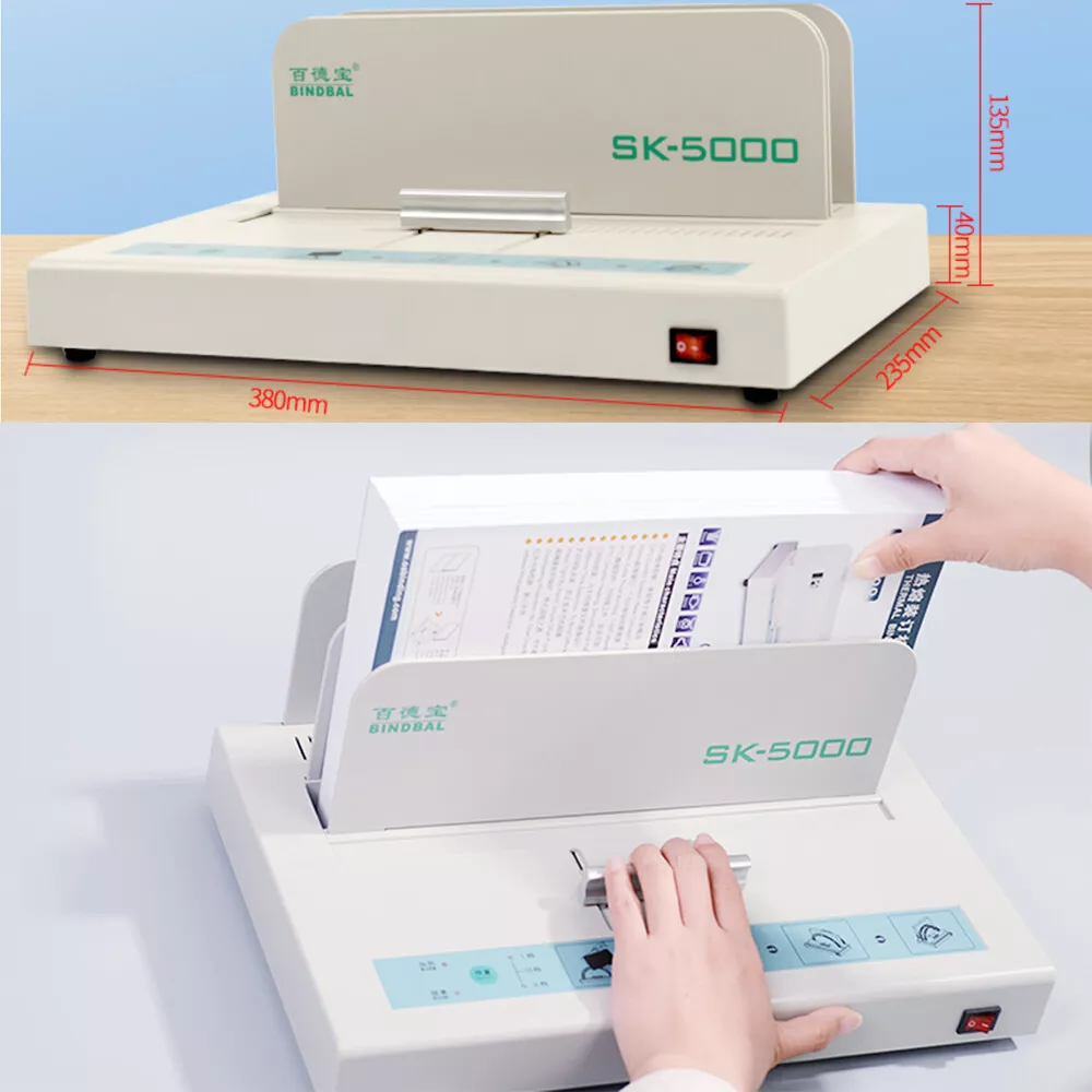 Thermal Binding Machine Portable Binding Machine Hot Melt Glue Book Binder