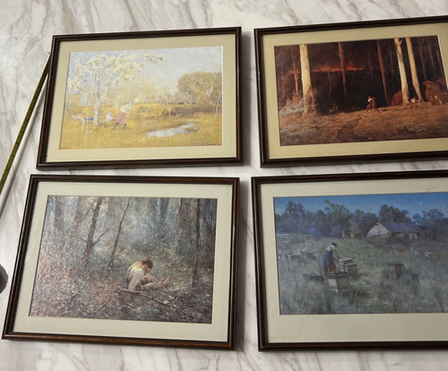 Heidelberg Prints 4 X Wood Framed Vintage Stunning Celebrating Victorian Art - Bild 15 von 15