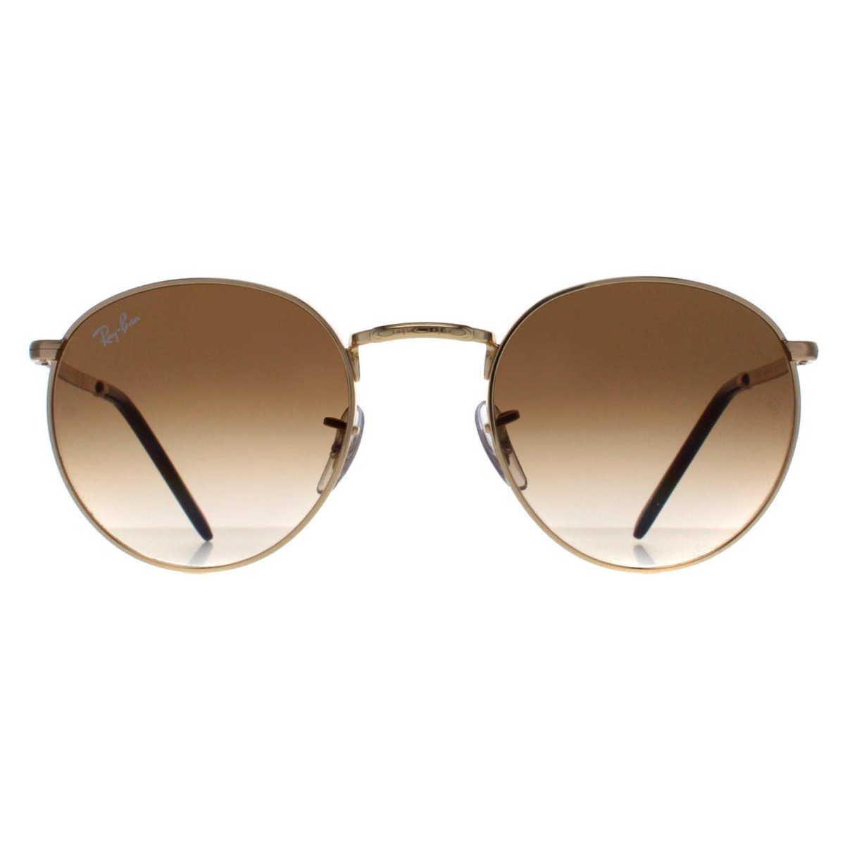 Ray-Ban Sunglasses RB3637 New Round 001/51 Gold Brown Gradient 53mm