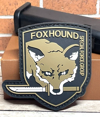 Foxhound PVC Patch - Tactical Morale Metal Gear Solid Patch - Fox Hound Patch