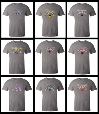 Image One Adult NCAA Classic Arch Script Women's Triblend Short Sleeve T-Shirt