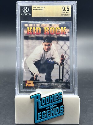 Kid Rock Rap Rap Pack Cards KID ROCK 1991 Premier Rap Pack ROOKIE