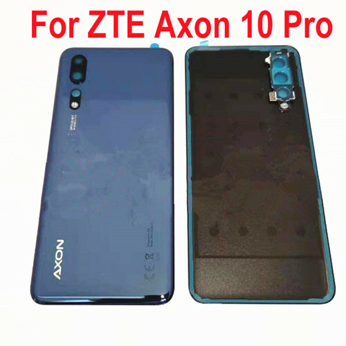 Glass rear panel battery back door cover for ZTE Axon 10 Pro