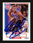 Dennis Rodman Autographed Signed 1990-91 Fleer Card #59 Detroit Pistons