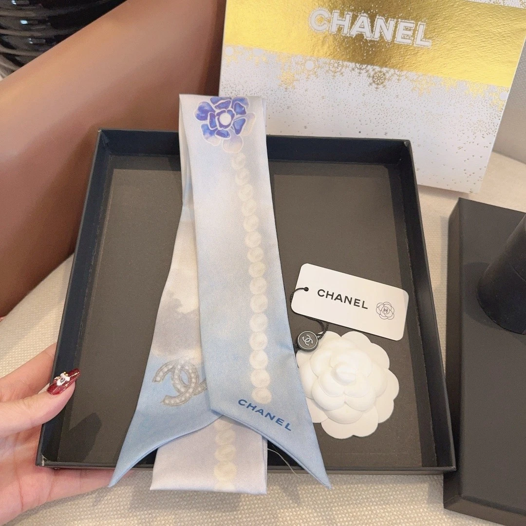 CHANEL Blue Scarves & Wraps for Women for sale | eBay