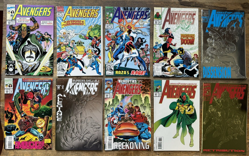 Avengers Lot 34 Comics Bronze Age Marvel #333-399 Range Reader Set