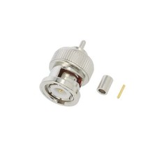 112516 Connector BNC male straight 50  RG178 A,B ,RG196 A AMPHENOL
