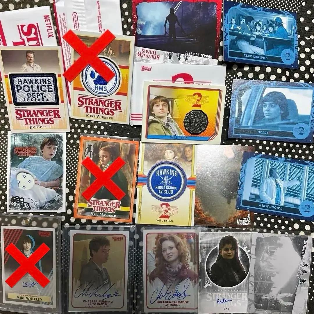 Stranger Things Card Card Set Sign Patch Outfit #ec2e81