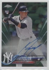 2018 Topps Chrome Rookie Auto Green Refractor /99 Clint Frazier #RA-CF Auto RC