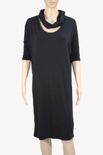 Blaumax Damen Kleid Gr. 34 (XS) Schwarz Shiftkleid Shirtkleid Dress