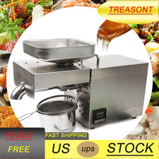 Automatic Nut Flax Seeds Oil Oil Press Machine Oil Extractor 610W LCD