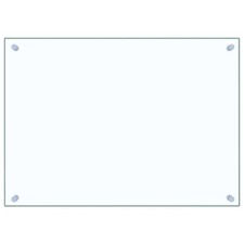 Kitchen Backsplash Transparent 70 x 50 cm Tempered Glass vidaXL