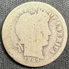 1897 S Barber Dime - AG - Tough Date - Free Shipping