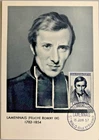 FRANCE FIRST DAY POST CARD MAXIMUM 1957 LAMENNAIS 15F SUR TAXE