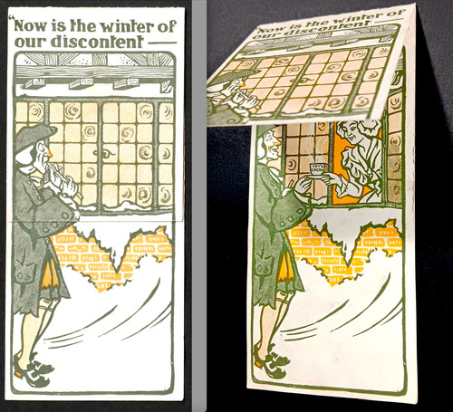 Frys Cocoa "Now is the Winter of Our Discontent" RARE Novelty Trade Card SR.F.fC