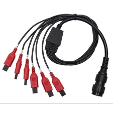Impulse Pulse Signal Test Cable For Launch CNC-602A Injector Cleaner Tester #am