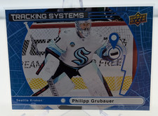 2025-26 Upper Deck Series 1 #TS-12 Philipp Grubauer Tracking Systems Kraken
