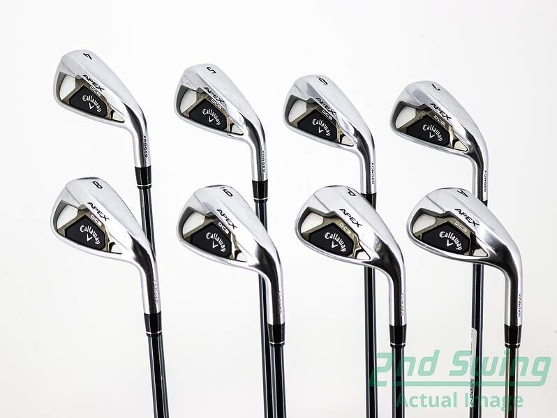 Fers Callaway Apex DCB 4-PW+AW - Shafts Project X IO 110 Stiff, Reconditionnés