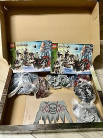 Lego 7029 Skeleton Ship Attack Castle Complete Instruction Box