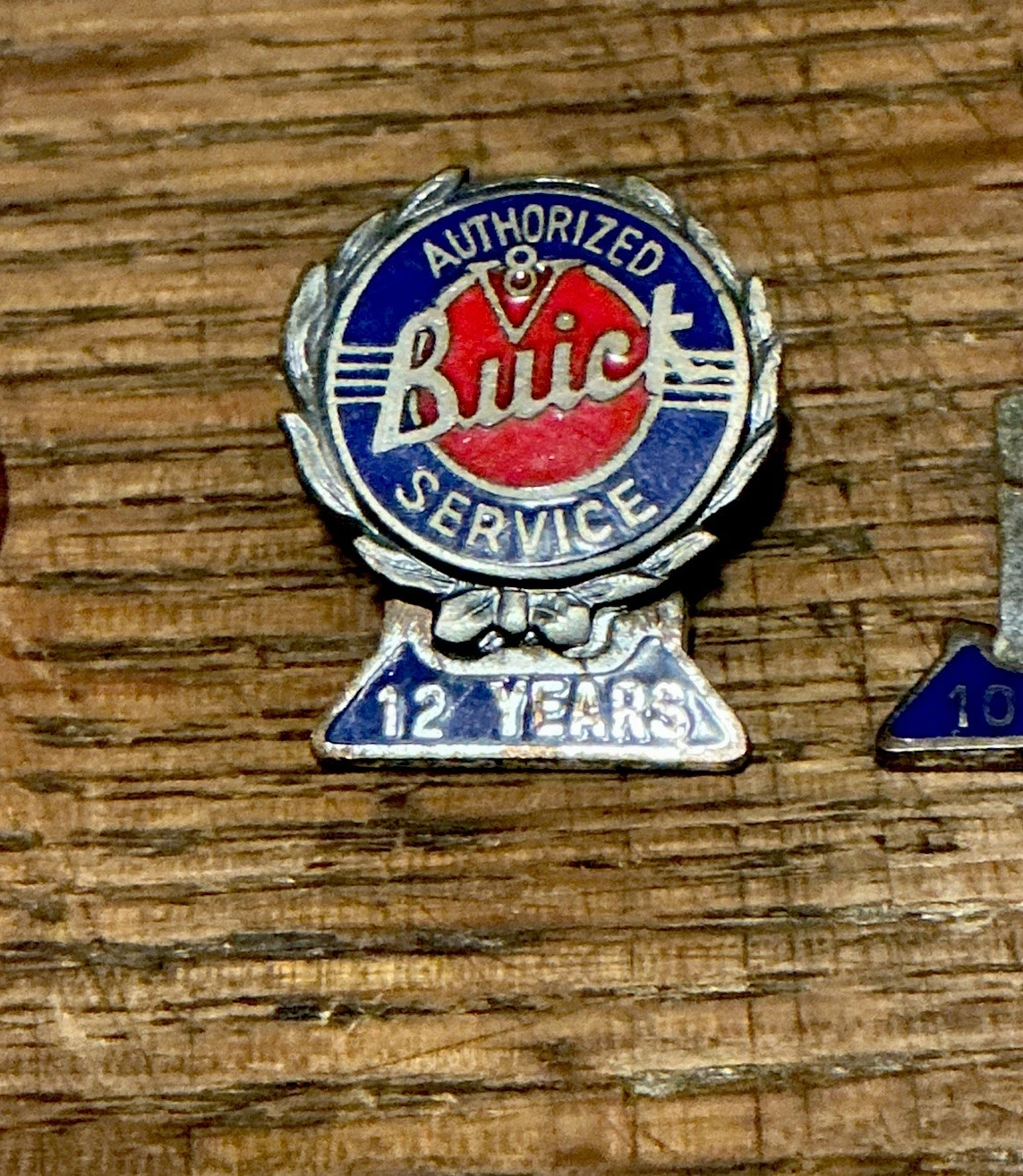 Buick Vintage Authorized Service V8 Years Of Service Pin W/ Add On’s ...