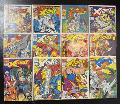 X-FORCE, VOL. 1 LOT - 1991-1993 - FREE SHIPPING - #1 - SEE PICS FOR CONDITION