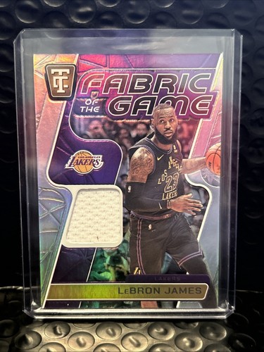2024-25 Totally Certified Lebron James /125 Fabric Of The Game Lakers Game Worn
