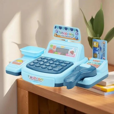 1 Set Simulation Shopping Cash House Toys Electronic Game Supermarket Cashier