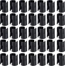 Wire Shelf Clips - 50Pack Shelving Lock for 50 Pack, Black 