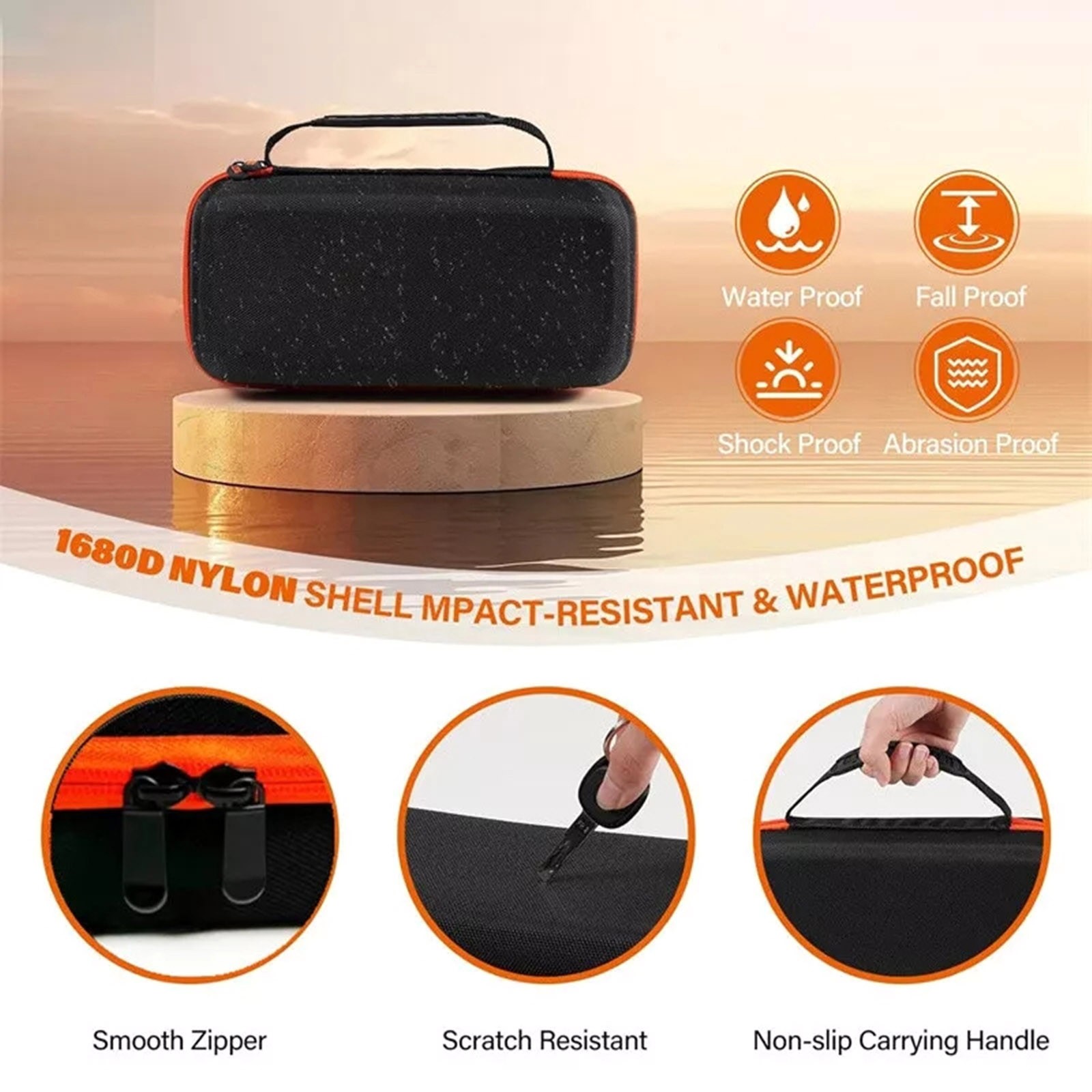 1PC EVA Organizer Bag Storage Case For JBL Party Box Wireless Microphone