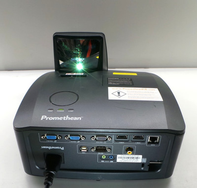Promethean UST-P1VI DLP Projector 3300 Lumens 2205 Hours Used Power cord only