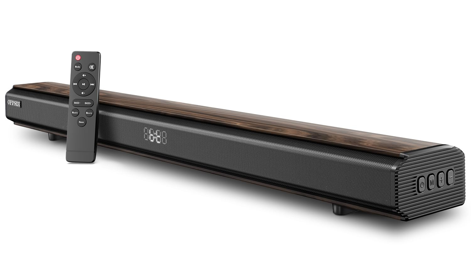 Soundbar, 100Watts-32 Inches Sound Bar for Smart TV, with 6 Built-in Speakers...-image