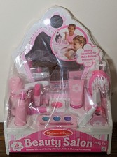 Melissa Doug Wooden Beauty Salon Play Set 18pcs for sale online