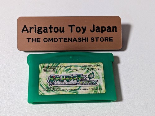 Pokemon Leaf Green Japanese Nintendo Gameboy Advance GBA JAPAN