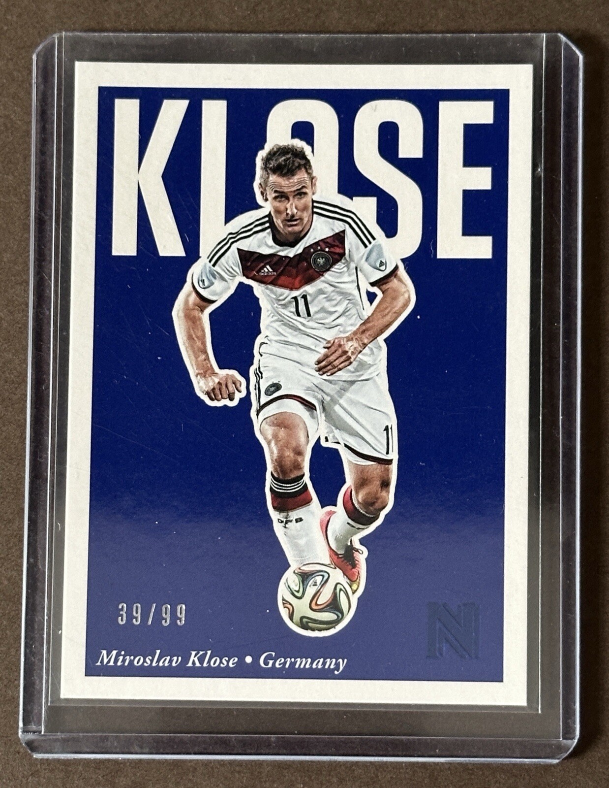 2017 Panini Nobility Miroslav Klose Blue /99