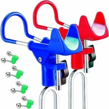 2x Soportes para cañas de pescar regolabili di 360 gradi para pesca en banco