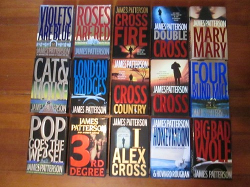 JAMES PATTERSON Book Lot 15 HC/DJ ALL 1st/1st Alex Cross Hardcover Detective Spy