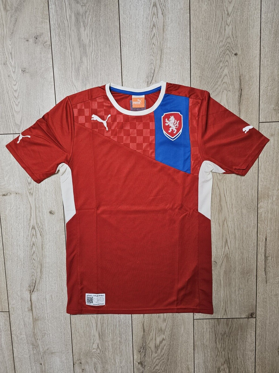 CZECH REPUBLIC 2012 2013 HOME NATIONAL TEAM FOOTBALL SHIRT SOCCER