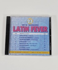LATIN FEVER KARAOKE CD G CDGFL-023 VOLUME 23 MULTIPLEX 16 TRACKS SPANISH