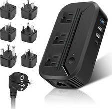 Voltage Converter 2300W Power Step Down 220V to 110V Universal Travel Adapter
