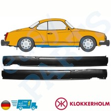 Für Volkswagen Karmann Ghia 1955-1976 Voll Schweller Reparaturblech / Paar