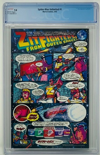 🔥 SPIDER-MAN UNLIMITED #1 CGC 9.8 1ST SKRIEK 1993 NM/M MARVEL VENOM CARNAGE🔥 - Picture 2 of 2
