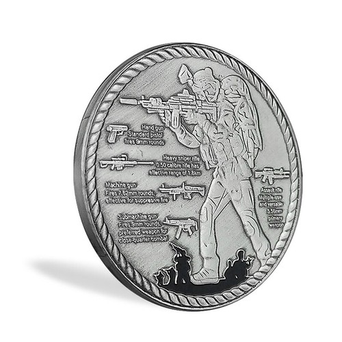 Navy Seal Coin Military Challenge Coin, The Only Easy Day, Navy Soldier Souvenir - Picture 6 of 12