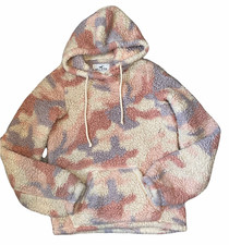 Hollister women's camouflage sherpa hoodie junior XS