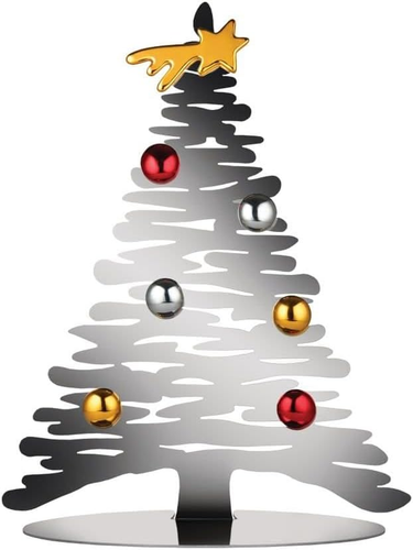 Bark Tree Shaped Christmas Decoration, Large, Green - 第 1/2 張圖片