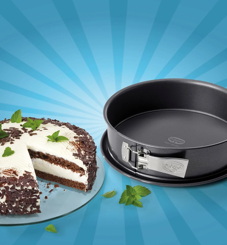 Springform Ø 26 cm auslaufsichere Kuchenform runde Backform aus Stahl mit ker... - Bild 2 von 3