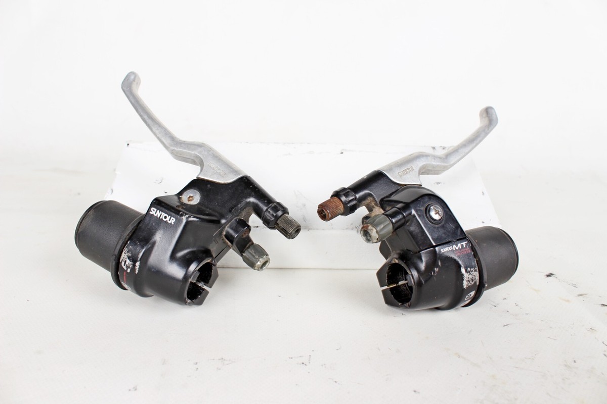 Vintage Suntour MT Multi Terrain Twist Shifter Grip Shifters Vintage Suntour MT Multi Terrain Twist Shifter Grip Shifters