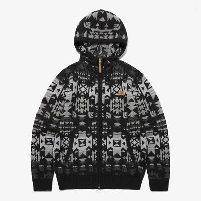 Genuine The North Face NAVAHO AIR WOOL SWEATER HOODIE BLACK Genuine The North Face NAVAHO AIR WOOL SWEATER HOODIE BLACK