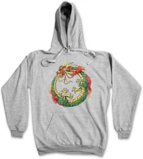 OUROBOROS INFINITY CHINESE DRAGON HOODIE Uroboros Ancient Myths Snake Asia