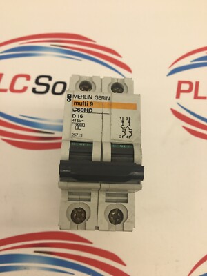 MERLIN GERIN C60HD D 16 MULTI 9 2-POLE